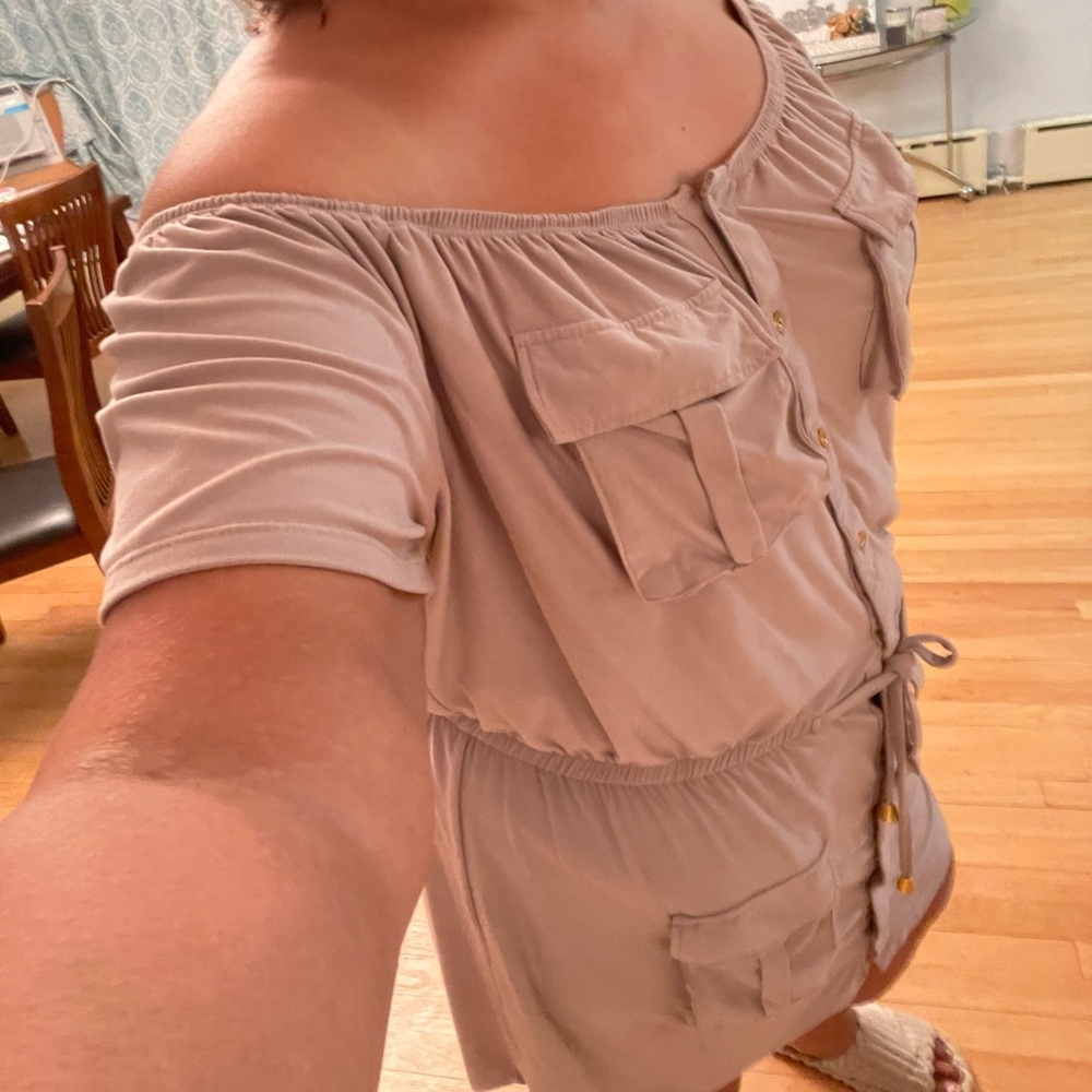Khaki color dress size 3x
